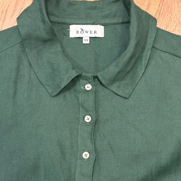 Bower Hand Made Linen Midi Dress - Picture 6 of 13